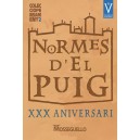 Normes d'El Puig. XXX Aniversari